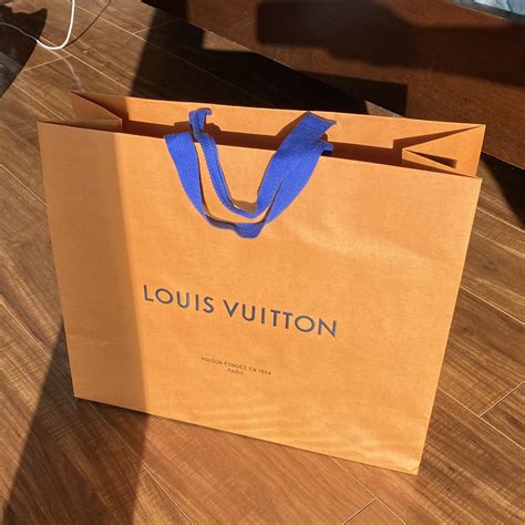 lv paper bag original|lv paper bag for sale.